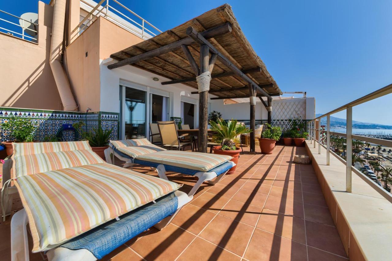 Holidays2Fuengirola Duplex With Stunning Sea View, Terraces,1St Line Beside Port מראה חיצוני תמונה